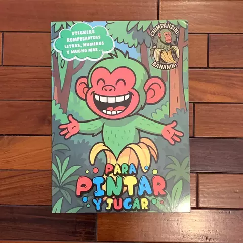 LIBRO PARA COLOREAR +STICKERS - PERSONAJES