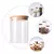 FRASCO DE VIDRIO - TAPA MADERA - 800 ML - ECHOU - comprar online