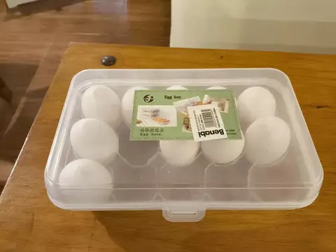 HUEVERA ORGANIZADOR 15 HUEVOS - LIFE YOUPIN - TRANSPARENTE CON TAPA