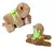 PULSERA CAPYBARA CON MOCHILITA FRUTALES
