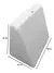 ALMOHADAS CANNON TRIANGULO APOYA ESPALDA 50 X 41 X 29 CON FUNDA - CUBICA