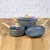 JUEGO DE BATERIA 5 PIEZAS ANTIADHERENTE CERAMICO GRANITO /HUDSON