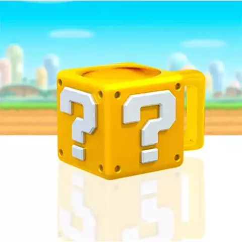 TAZA CERAMICA FORMA 3D - TUBO CUBO MARIO BROS