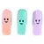 RESALTADOR X 3 COLORES PASTEL CARITA BENABI - CUBICA