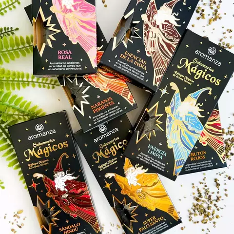 SAHUMERIOS MAGICOS AROMANZA X 10 UNIDADES - comprar online