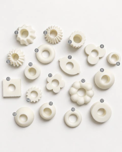 Anéis Decorativos Branco