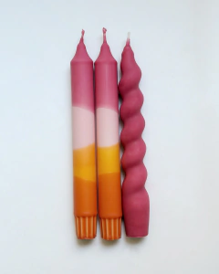Trio de Velas Horizonte Solar + Onda