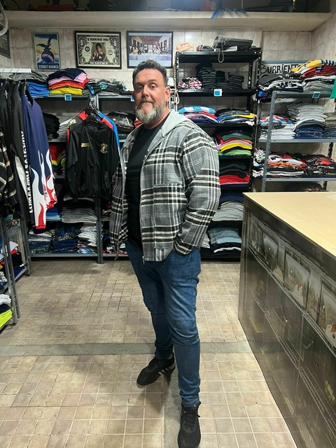 Camisaco con Cierre y Capucha GRIS
