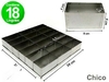 Set mini torta lingote chico