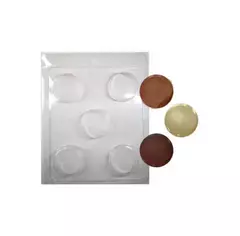 Placa para bombon/souvenir redonda oreo lisa - comprar online