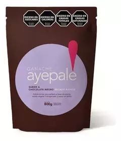 Chocolate Ganache Chocolate Negro 800g Ayepale