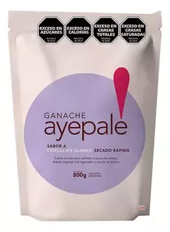 Chocolate Ganache Blanco 800g Ayepale
