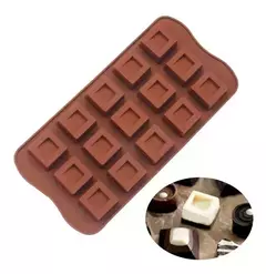 Molde silicona 15 cubos