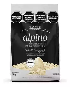 Chocolate Alpino Pins Blanco x1kg