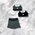 Conjunto com Top Dupla Face de Amarração nas Costas na internet