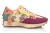 zapatilla urbana diseño dorado neon verde lima