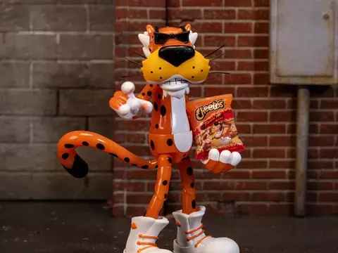 Cheetos Chester Cheetah (Flamin' Hot Cheetos) Glow-in-the-Dark Action Figure