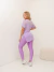 Blusa meia manga lavanda tule candy color - comprar online