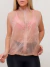 Colete gola blush corta vento blush