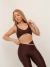 Conjunto vibe cafe c/ nude micro canelado cafe