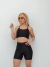 Conjunto short bolso preto power preto