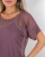 Blusa meia manga tamarindo tule tamarindo - comprar online