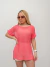 Blusa meia manga pimenta rosa tule pimenta rosa - comprar online