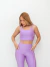 Conjunto bolso vivo lavanda c/ off power .