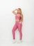 Conjunto bolso vivo rosa seco c/ off power . - comprar online