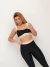Conjunto jump preto c/ off trilobal preto