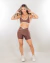 Conjunto short vibe cappu c/ off power cappuccino - comprar online