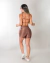Conj short cappuccino bolso power cappuccino - Use Fil Fil | Moda Fitness | Biquínis | Fabricação Própria