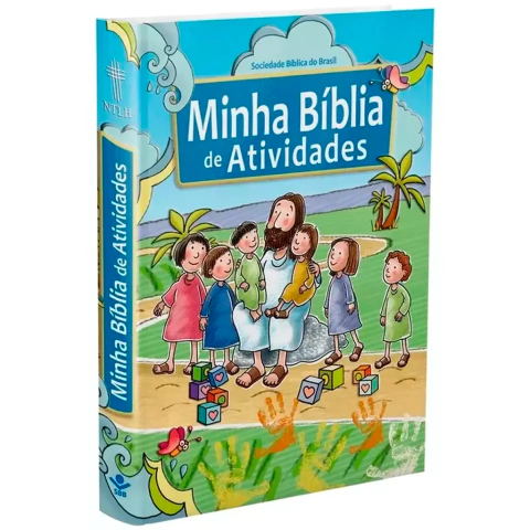 Minha Bíblia de Atividades | Letra Normal | NTLH | Capa Dura Ilustrada - comprar online