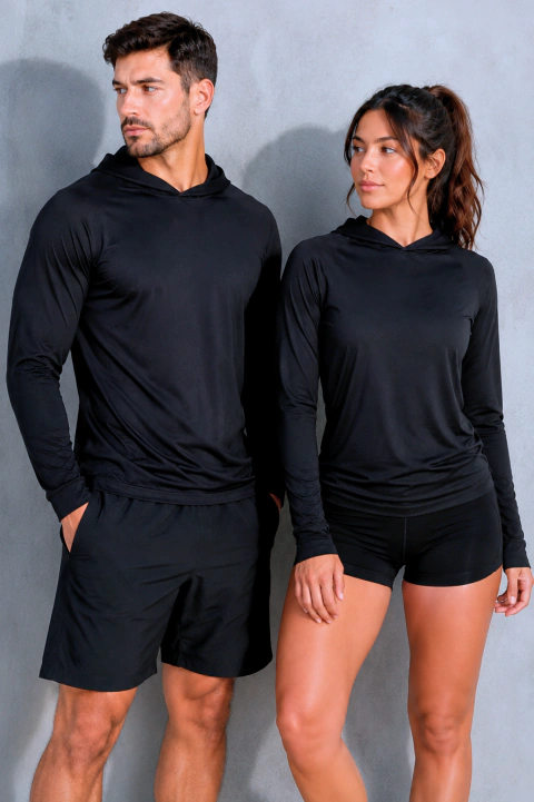 BLUSA PROTEÇÃO UV CAPUZ
