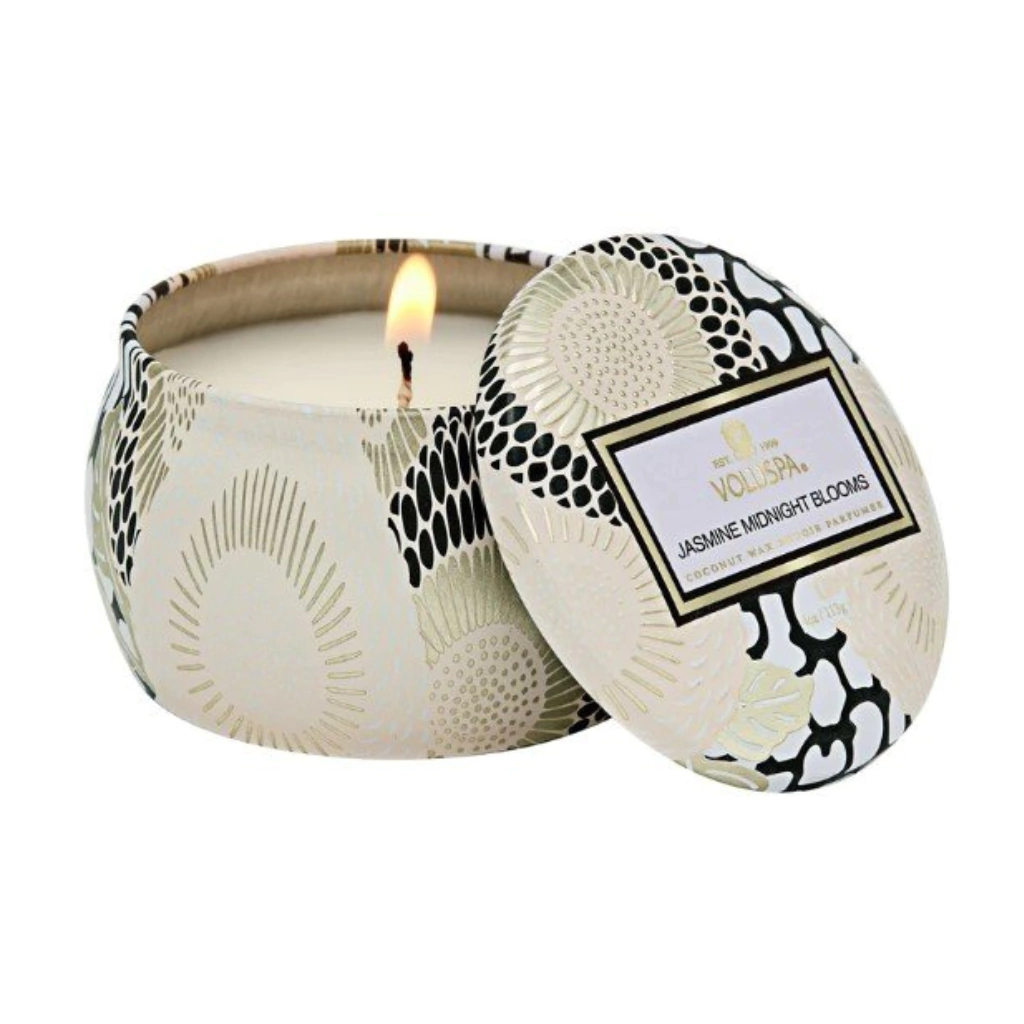 Mini Vela Jasmine Midnight Blooms (Lata) - 25H