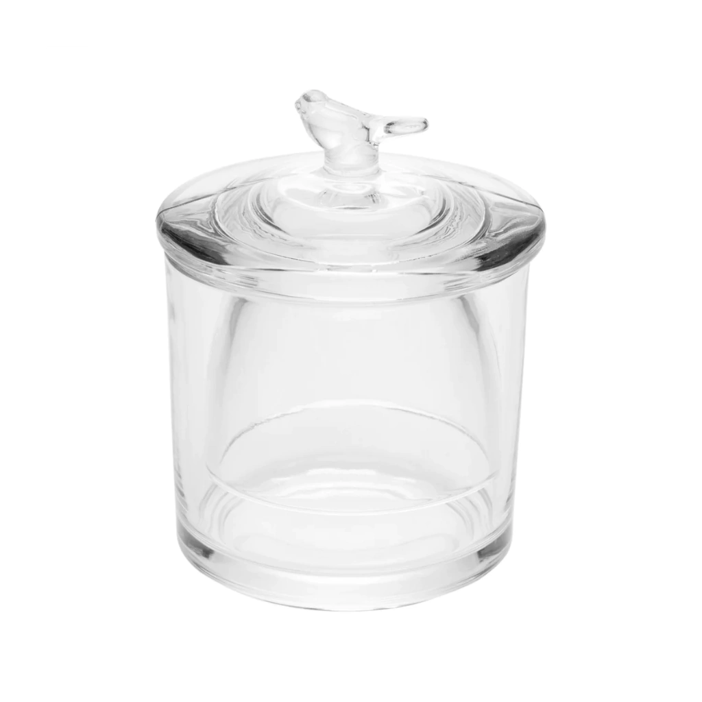 Manteigueira Francesa Bird Transparente