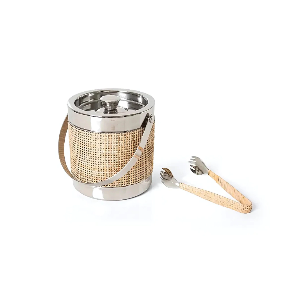 Balde de Gelo com Pegador Rattan