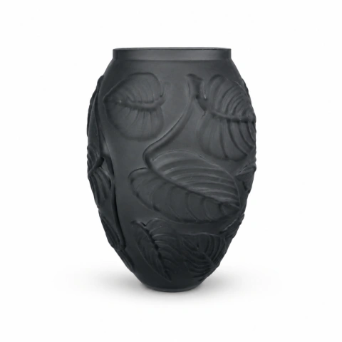 Vaso Decorativo Em Vidro - Verde - 18x18x27.5cm