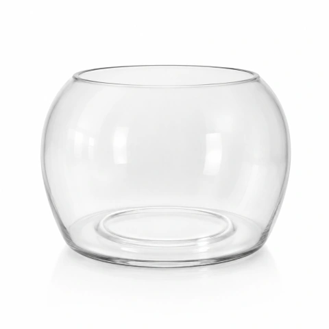 Vaso Em Vidro Incolor