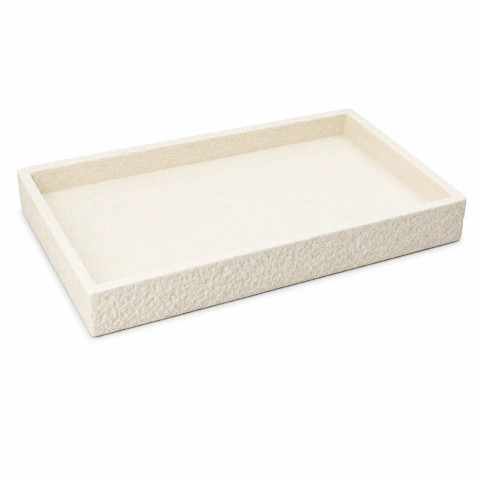Bandeja Em Cimento Creme