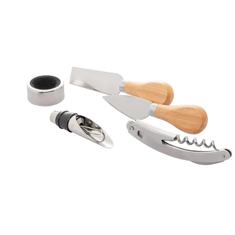 Conjunto 4 peças de Inox para Vinhos - Casa&Tal