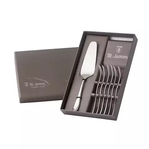 Conjunto de Bolo Serenity 7 Peças inox