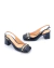 Slingback Preto Metalizado na internet
