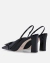 Slingback Verona Preto - Loulou Shoes