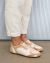 Tênis Couro Aveia | Off White - Loulou Shoes