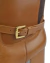 Bota Cano Alto Salto Bloco Camel na internet