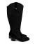 Bota Cano Longo Camurça Preto