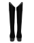Bota Cano Longo Camurça Preto - comprar online