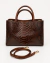 Bolsa Python/Floater Ouro Cacau na internet