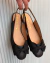Slingback Nobuck Glow Preto - comprar online